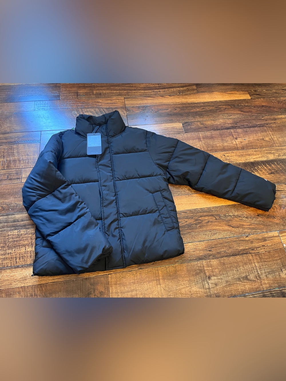 Fabletics Black Quilted Puffer Jacket